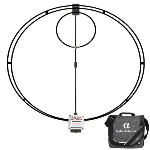 10-80M 100W HF MagLoop Antenna a circuito magnetico disponibile opzionalmente 6M VHF UHF