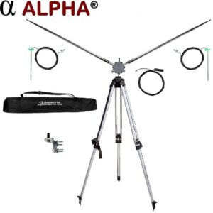 VHF UHF HF Hextenna antenna + Tripod Deployed