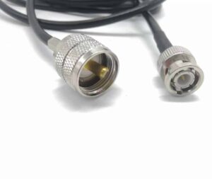 Cáp đồng trục với đầu nối BNC và PL-259