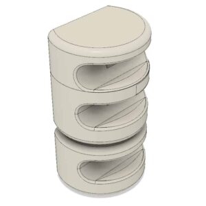 Clip de mástil coaxial