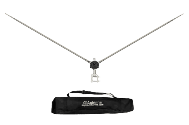 HexTenna Vertical Dipole HF Antenna Banner