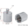 Adattatore da 5/8 11 F a 1/4 20 M