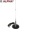 Quadband Mobile Antenna 144, 220, 440, 900MHz, Mag-Mount + Coax