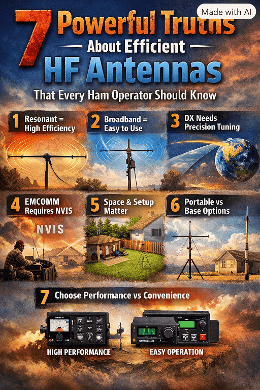 7 Powerful Truths About Efficient HF Antennas That Every Ham Operator Should Know